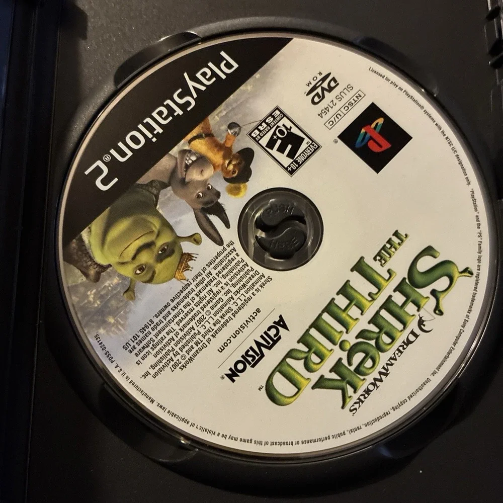 Shrek the Third - PlayStation 2 Tested Working No Book